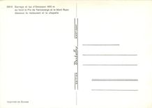 CPM Barrage et lac d'Emosson 1970m au fond le Pic de Tenneverge et le Mont Ruan dessous le restauran