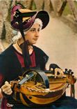 CPM Troubadours Montluconnais Maitre Sonneurs de Boubonnais La Jeune Vielleuse Boubonnaise