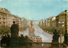 CPM Praha Place Venceslas Tramway