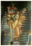 CPM Art Egyptien (VERS 1350 av J C) Le Tresor de Toutankhanmon Le Masque funeraire en or