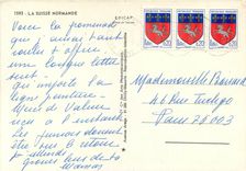 CPM La Suise Normande La roche d'Oetre Le profil humain Bords de l'Orne Le pain de sucre Clecy