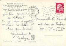 CPM Bonaguil (Lot Garonne) Architecture millitaire en Guyenne chateau fort de Banaguil a 7 km de Fum