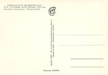 CPM Versailles Cite Royale le chateau Grille d'entree cour des Ministres