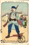 Marins-Fantaisie--Bateau- Illustration- Nos Matelos-Campagne 1914-1915- En cale seche pour grosse reparations -CPA 