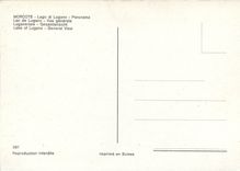 CPM Morcotte Lac de Lugano Vue generale