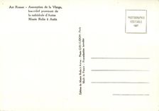 CPM Art Roman Assompton de la Vierge Bas relief provenant de la cathedrale d'Autun