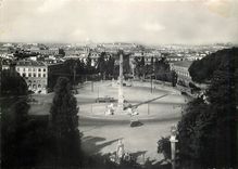 CPM Roma Piazza  del Popolo e Panorama Parziale dal Pincio