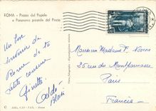 CPM Roma Piazza  del Popolo e Panorama Parziale dal Pincio