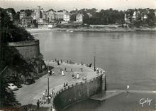 CPM Dinard (I et V) La Piscine de l'Ecluse et la Pointe de la Malouine