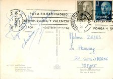 CPM Barcelona Vue partielle du Port