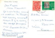 CPM Chateau d'Oex La Braye