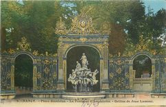 CPA Nancy Place Stanilas la Fontaine D'Amphitrite Gilles de Jean Lamour