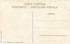 CPA Eingang zur Aareschlucsht