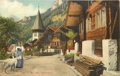 CPA Meiringen Chevre