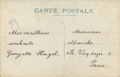 CPA Un Baiser Enfant