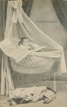 CPA Touton Nourrice Enfant Chien