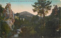 CPA L'Esterel Obelisque du Mal Infernet et Roc de l'Eveque 