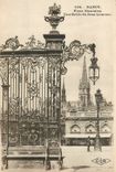 CPA Nancy Place Stanislas Une Grille de Jean Lamour 