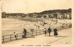 CPA Le Havre La Plage Vue generale 