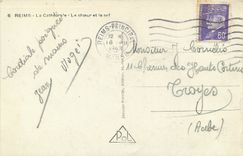 CPM Reims La Cathedrale Le Choeur et la Nef 