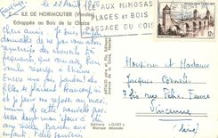 CPM Ile de Noirmoutier Vendee Echappee au bois  de la Chaize