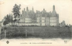 CPA Loir et Cher Chateau de Chambord Cote Est 