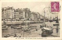 CPA Le Havre Port de peche et Quai Southampton Bateaux