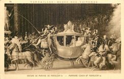 CPA Versailles Musee des Voitures Voiture de mariage de Napoleon 1st 