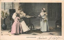 CPA Anniversaire Enfants