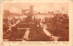 CPA Rabat Jardin de la casbah des Oudayas 