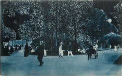 CPA Vittel La Nuit Dans le Parc Ane Mule