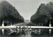 CPM Chateau de Versailles Le Bassin d'Apollon et l'Allee du Tapis Vert 