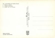 CPM Souvenir de Nimes Maison Carree Arenes Romaines Jardin de la Fontaine