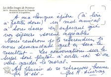 CPM Moutons devant la Chapelle St Sixte a Eygaliers