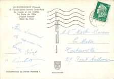 CPM La Roche Posay Vienne Grand Hotel thermal Saint Roch Le casino et les jardins
