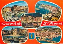 CPM Saint Tropez Var Le port quai Frederic Mistral et quai Jean Jaures 