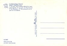 CPM Saint Tropez Var Le port quai Frederic Mistral et quai Jean Jaures 