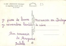 CPM Perigeux Dordogne Le magnifique Jardin en face de la Poste 