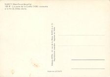 CPM Nancy Meurthe et Moselle La porte de la Craffe