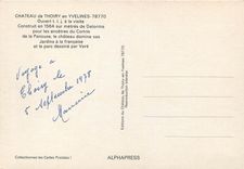 CPM Chateau de Thoiry en Yvelines le chateau domine ses Jardins a la francaise 