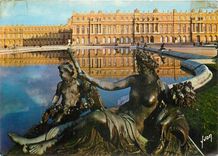 CPM Chateau de Versailles Yvelines Le Parterres d'eau et le Chateau 
