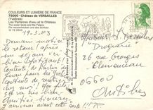 CPM Chateau de Versailles Yvelines Le Parterres d'eau et le Chateau 