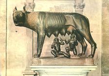 CPM Roma Musee du Capitole Le Louve du Capitole Bronze 