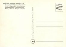 CPM Grusse aus Munchen Place S Marie avec la Mairie et la Dome