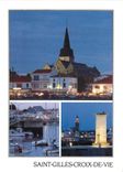 CPM Saint Gilles Croix de Vie Vendee Crepuscule sur la station balneaire 