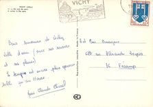 CPM Vichy Allier Un coin du parc 
