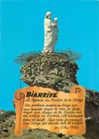 CPM Biarritz le Rocher de la Vierge 