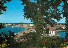 CPM St Jean de Luz BP La Plage et le Port 