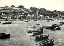 CPM Saint Brieuc Bateaux dans le Port du Legee Bateaux