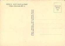 CPM Saint Gilles du Gard L'Eglise Abbatiale